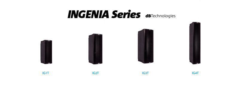 Ingenia, la nueva serie de altavoces activos de DB Technologies